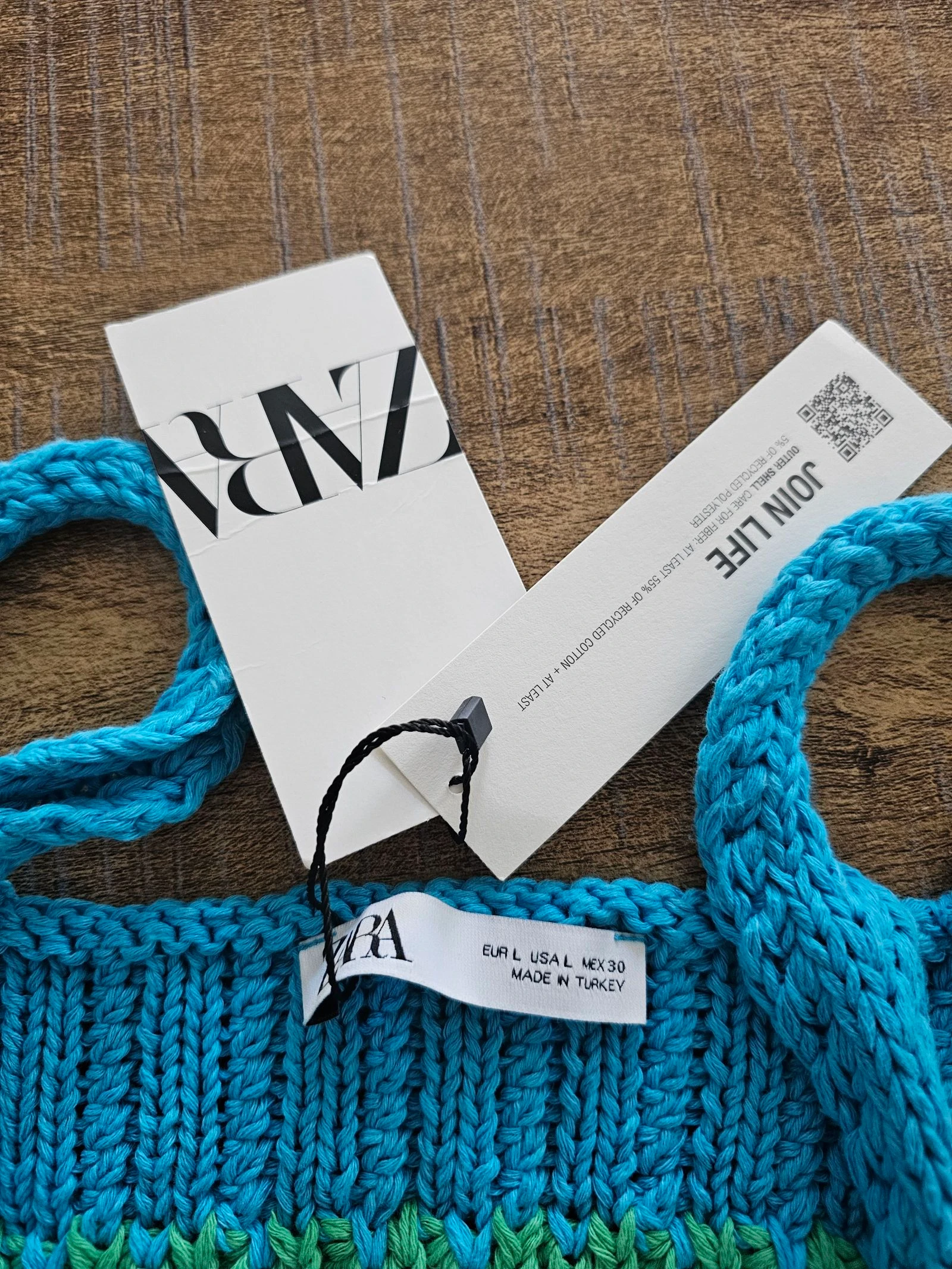 Crop top en crochet Zara nieuw - maat L – photo 5